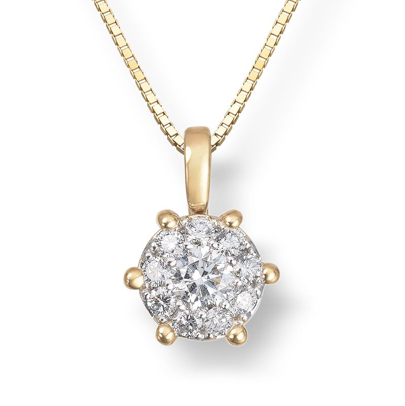 Sammensatt diamantanheng 0,14ct - Bilde 2